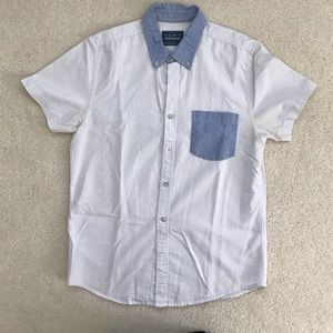 Topman Shirt Sleeve Button Down Shirt